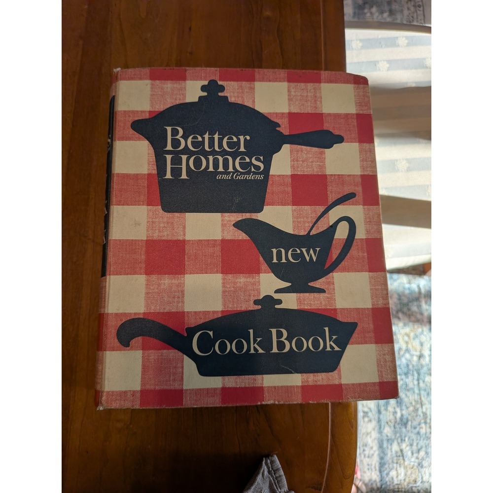 Vintage Better Homes and Gardens New Cook Book Red Gingham Ring Bound 1965 Ed